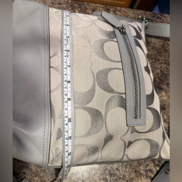 Coach Legacy Signature Crossbody Shoulder Bag Gray G1271-21149 - Picture 11 of 15